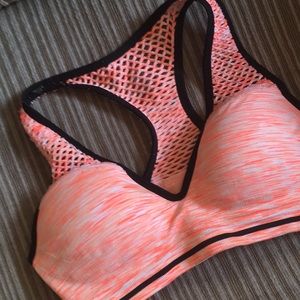 PINK padded sports bra